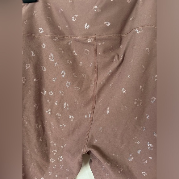 Good American Leggings Size 4 Dusk Rose Gold Leopard Print Core - Picture 10 of 10